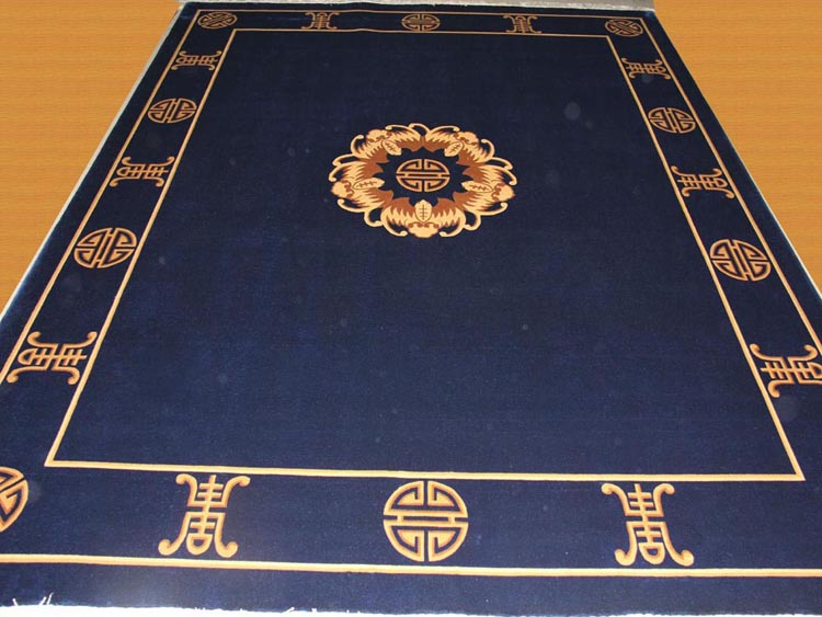 longevity and happiness symbols design carpet 