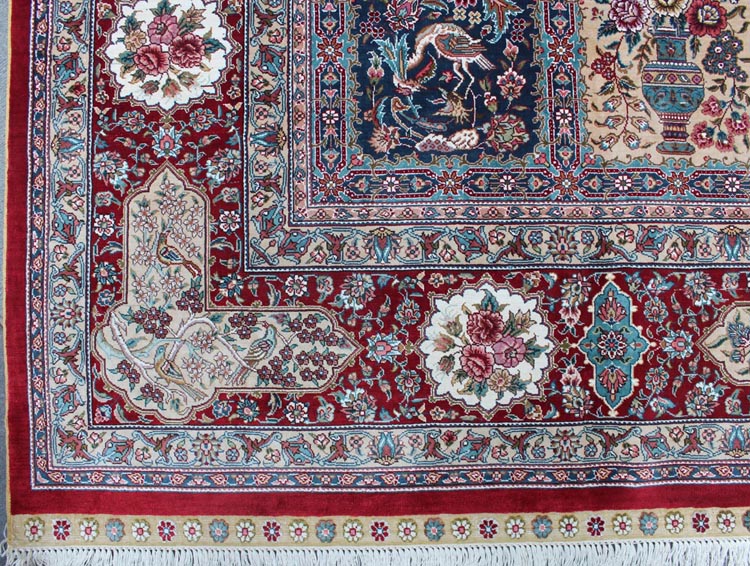 silk carpet fringes