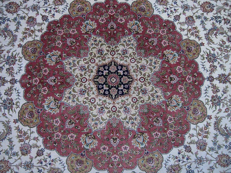 Chinese silk carpet medallion