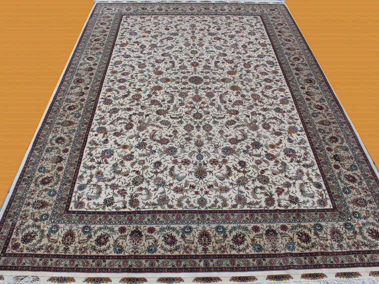 overall design high quality silk carpet