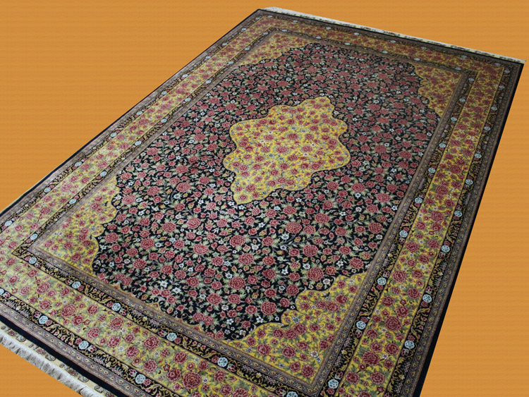 garden design silk carpet